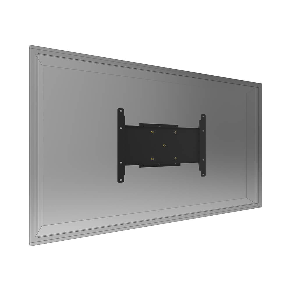 Tiltbare wand truss module voor schermbeugels met ...